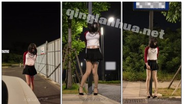 【Sub咔咔】户外脚铐背铐在路牌上SubM